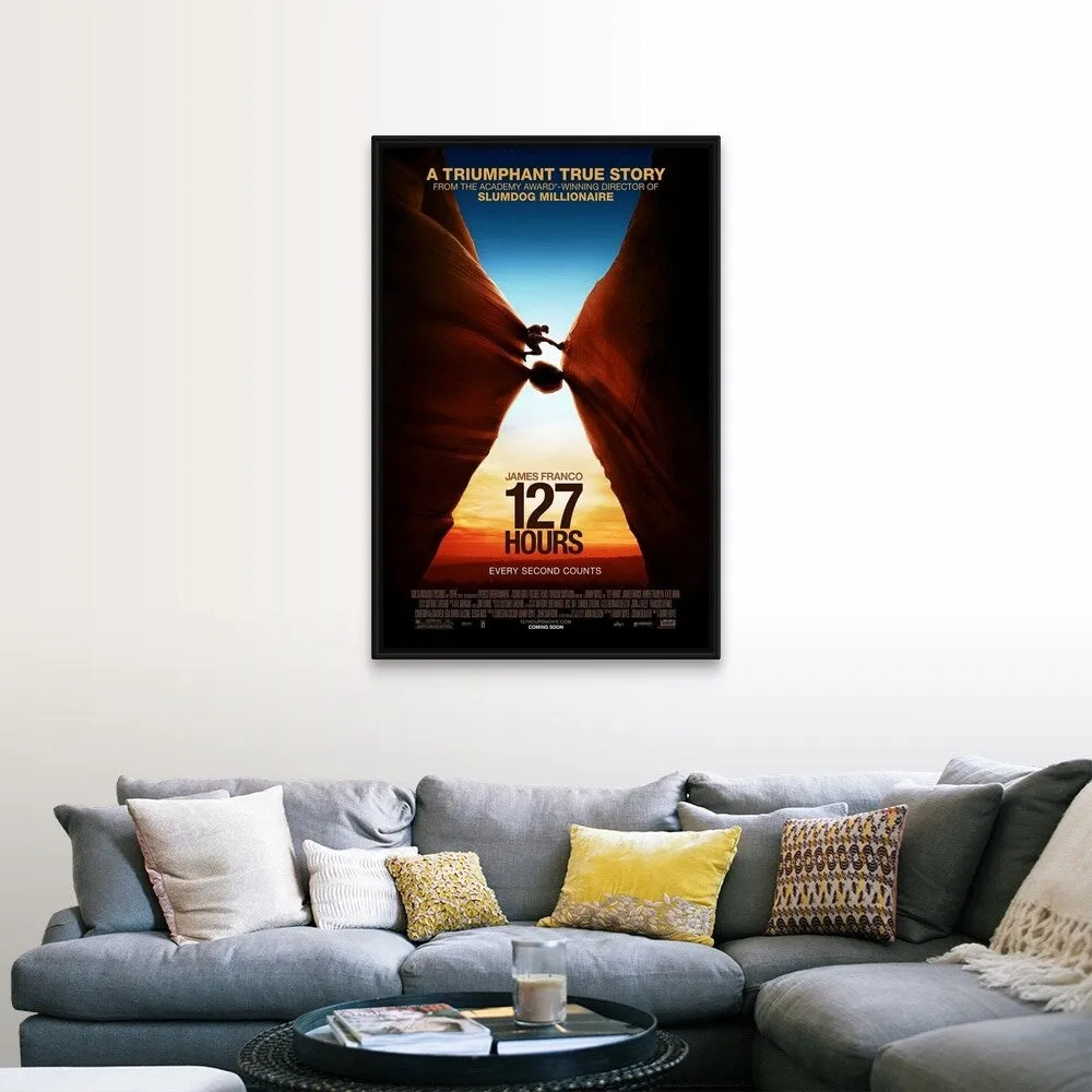 "127 Hours (2010)" Black Float Frame Canvas Art