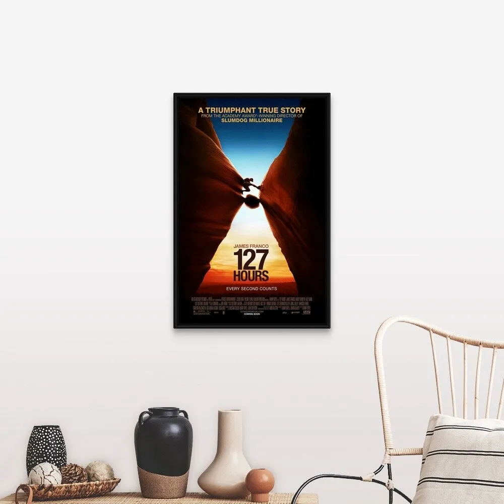 "127 Hours (2010)" Black Float Frame Canvas Art