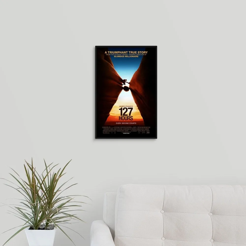 "127 Hours (2010)" Black Float Frame Canvas Art