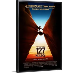 "127 Hours (2010)" Black Float Frame Canvas Art