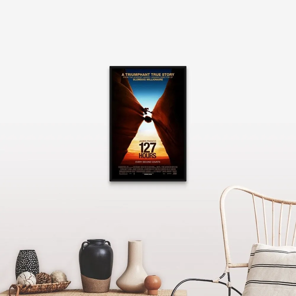 "127 Hours (2010)" Black Float Frame Canvas Art