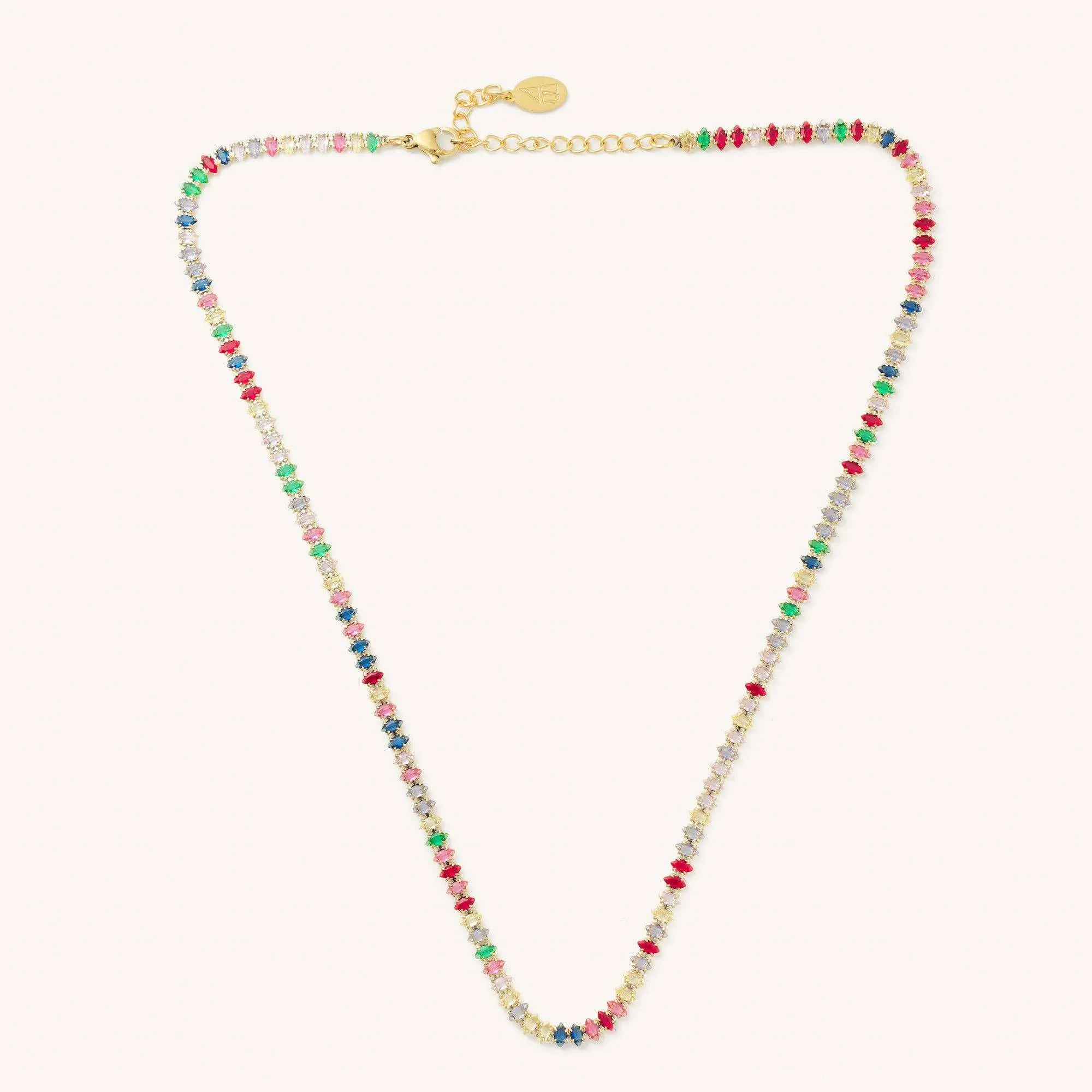 Rainbow Gem Necklace