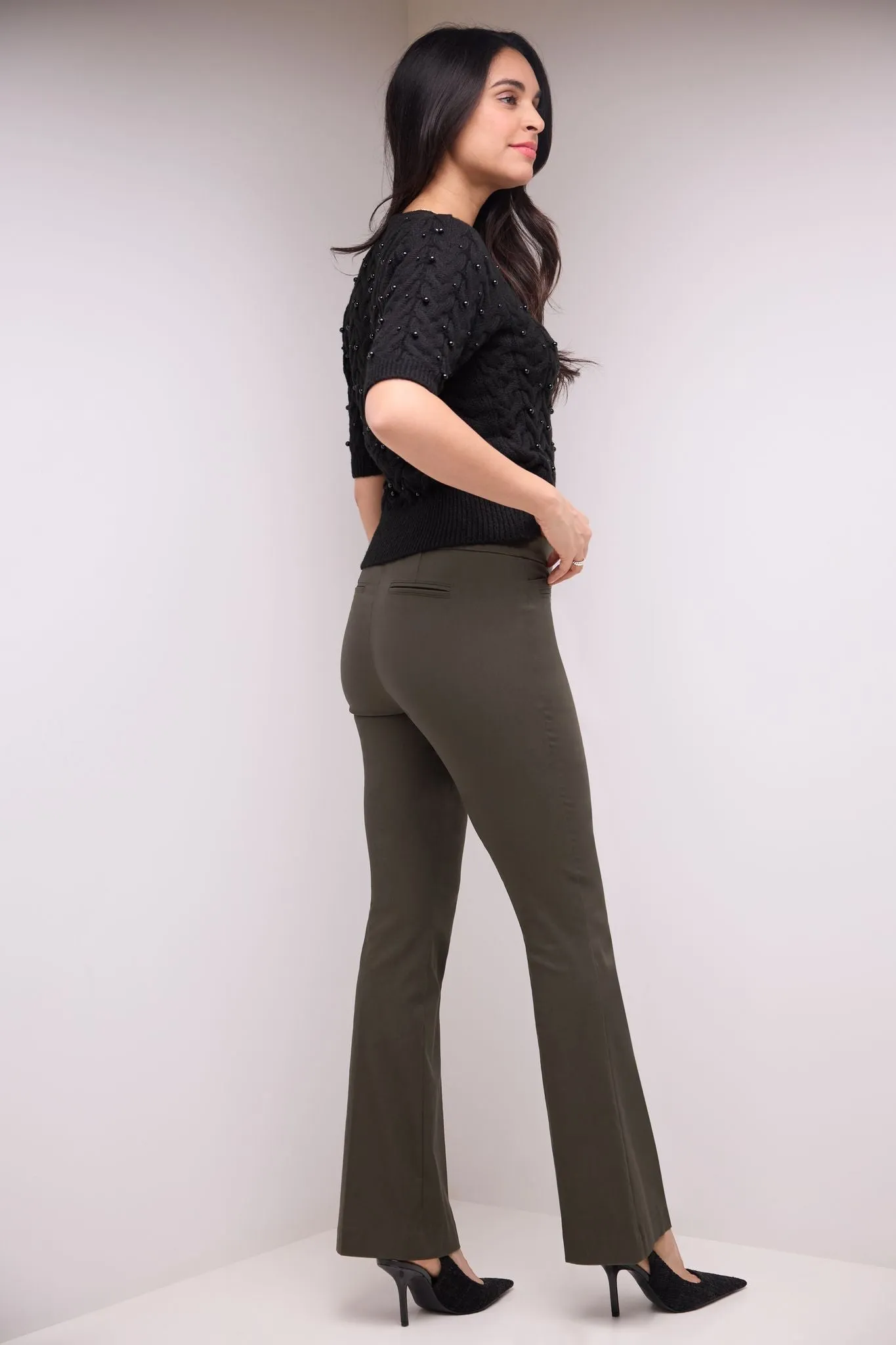 Rekucci EcoCosy Comfort Flare Pull-On Pant