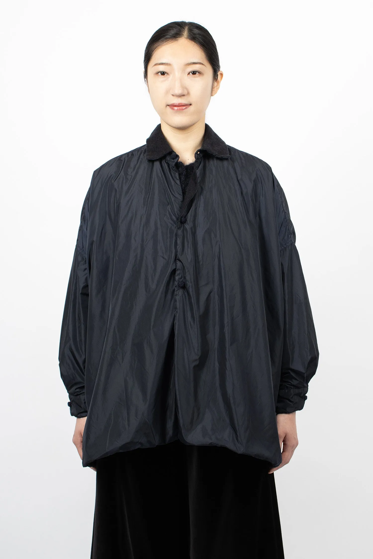 Reversible Cashmere Shirt Dark Blue