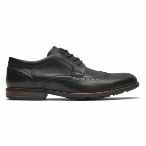 Rockport Men DUSTYN WINGTIP BLACK