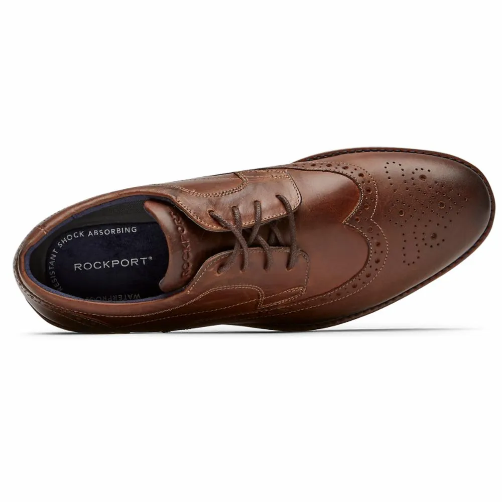 Rockport Men DUSTYN WINGTIP SPICE