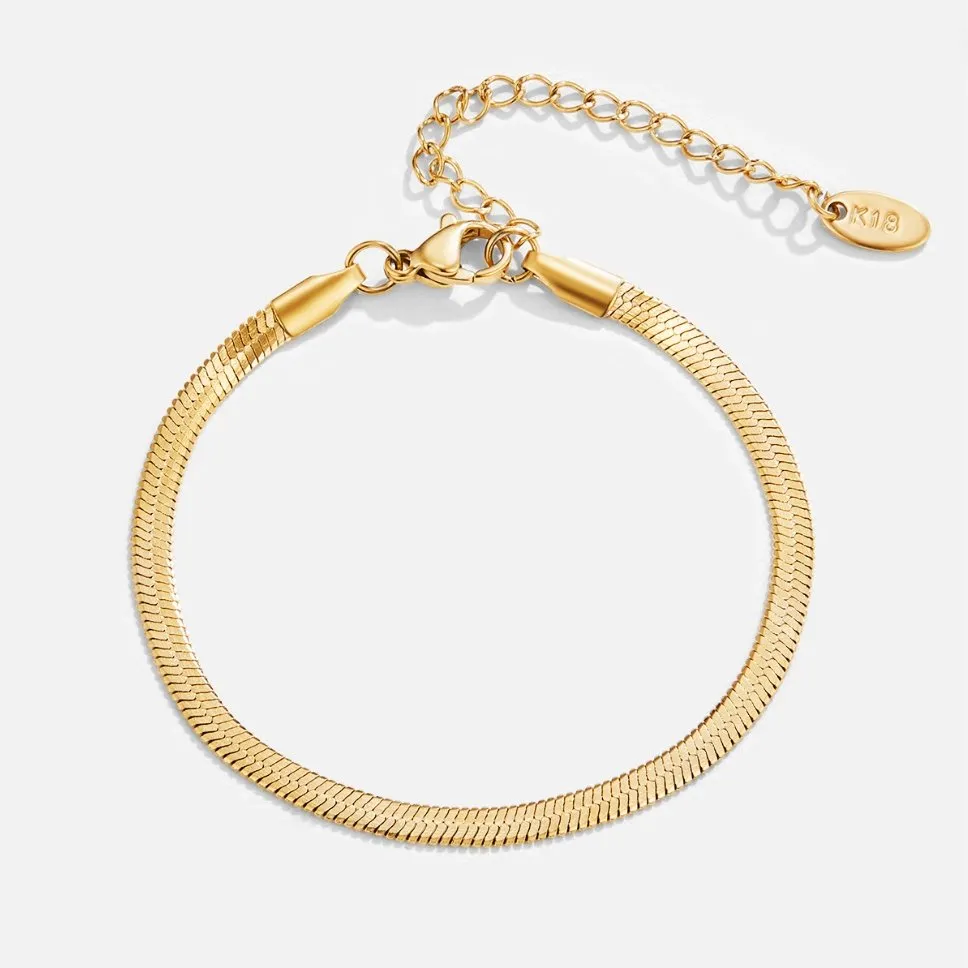 Sarya Snake Chain Gold Bracelet