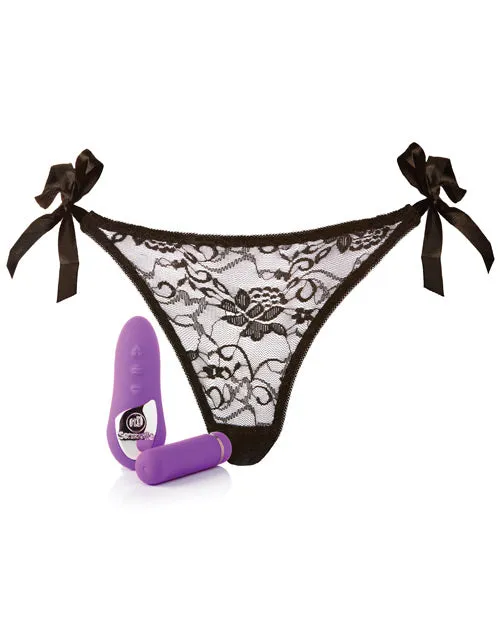 Sensuelle Pleasure Panty Bullet W/remote Control