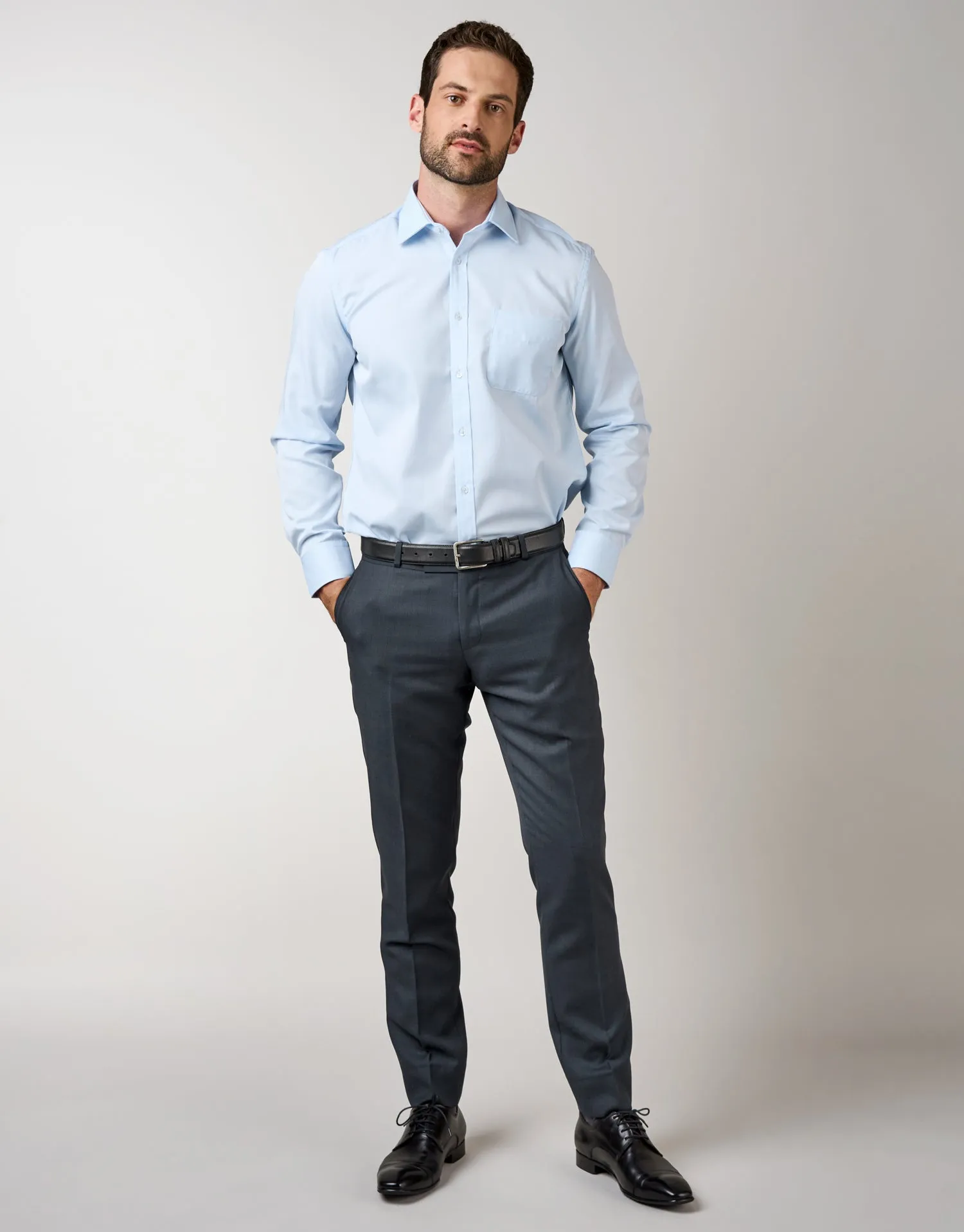 Sinatra Light Blue Business Shirt