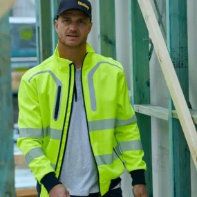 Taped Hi Vis Softshell Bomber Jacket