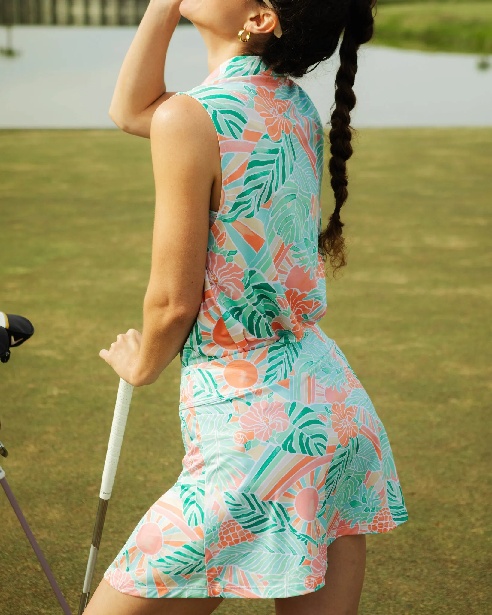 The Hawaii - Ladies Sleeveless Golf Polo