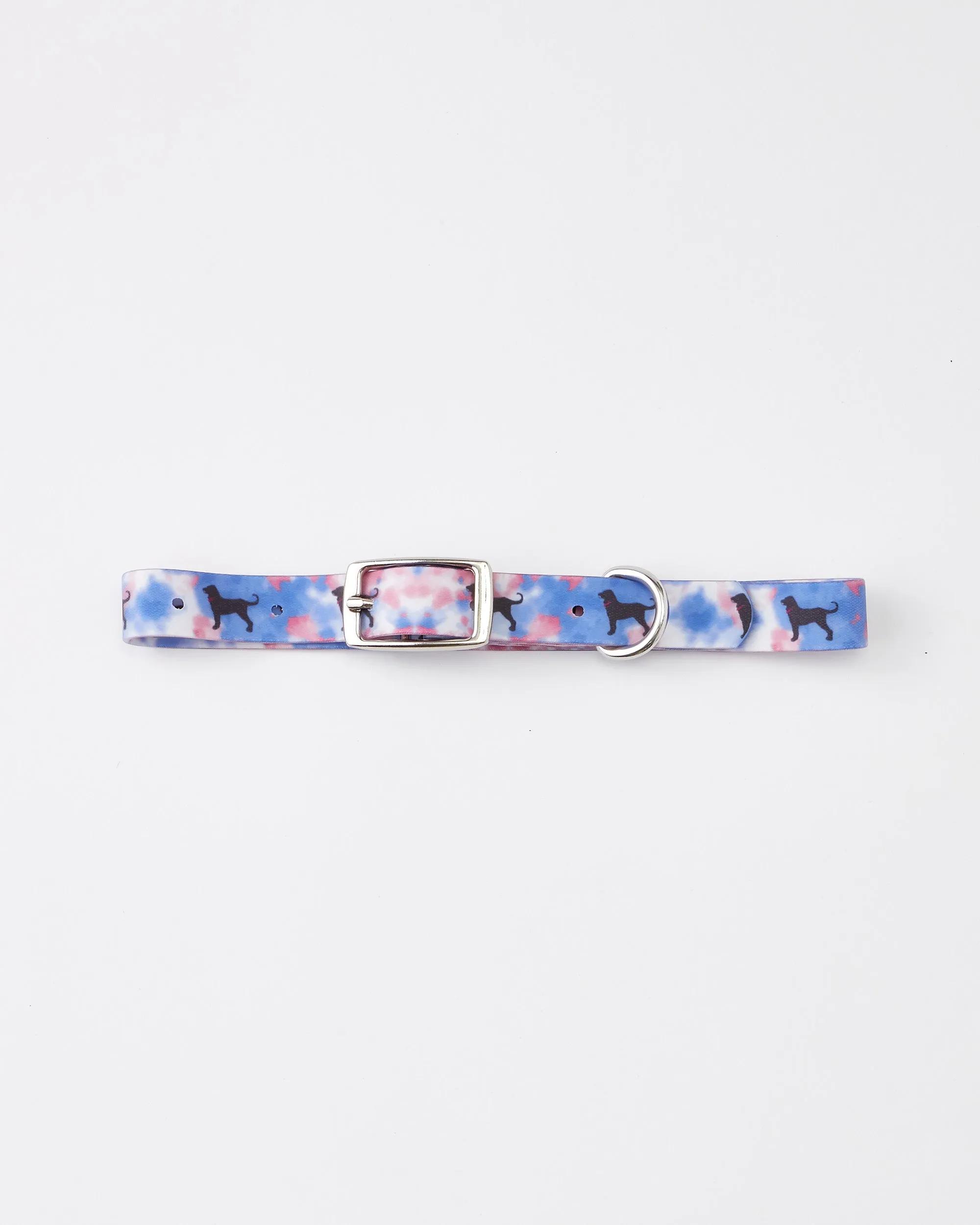 Tie Dye Waterproof Nylon Dog Collar