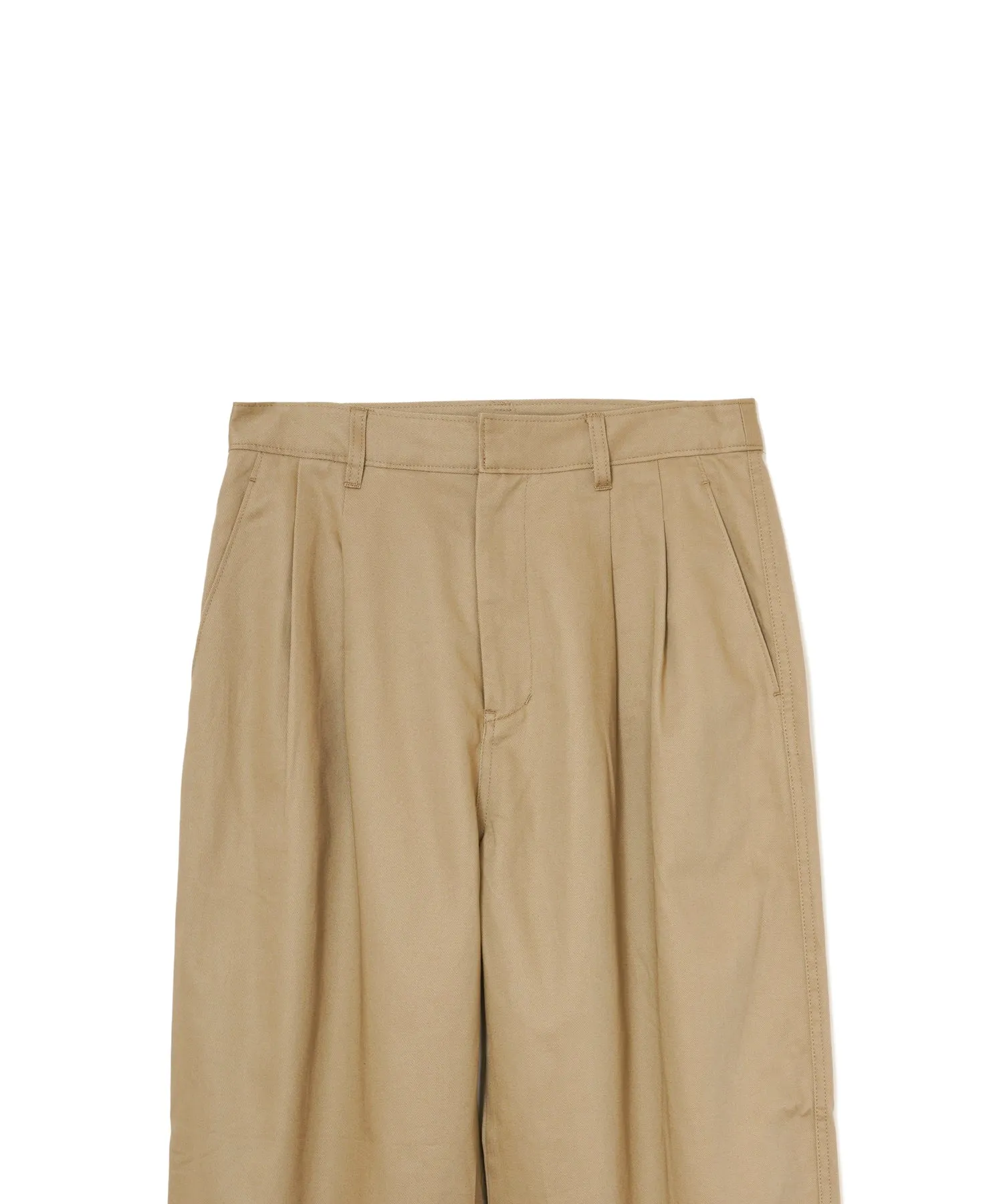 【WOMEN】upper hights 2TUCK WIDE CHINO PT