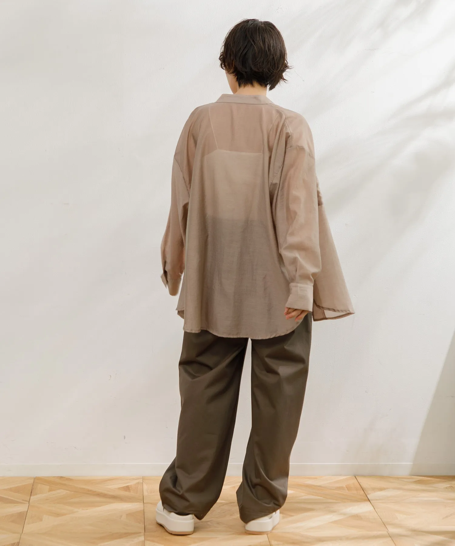 【WOMEN】upper hights 2TUCK WIDE CHINO PT