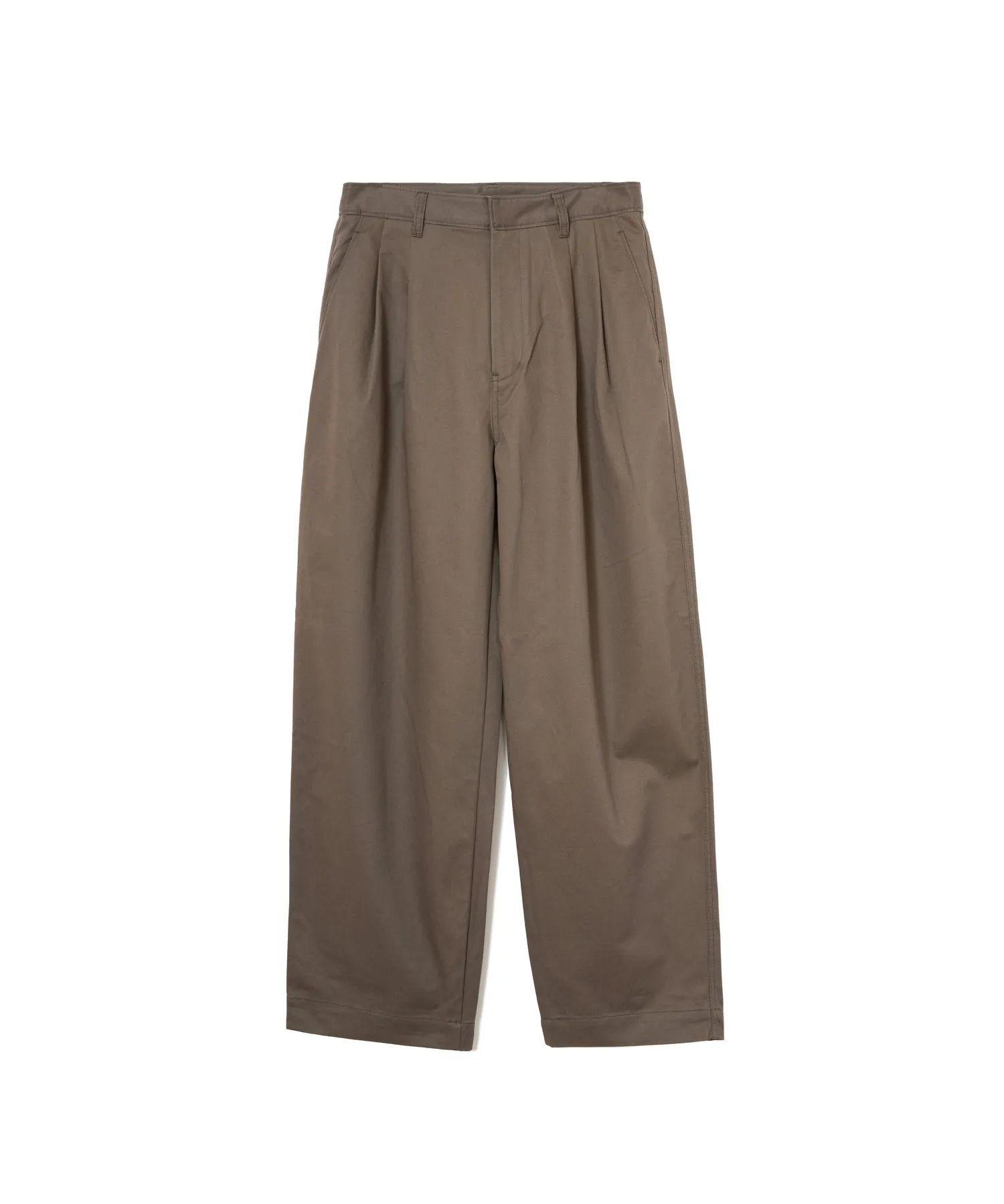 【WOMEN】upper hights 2TUCK WIDE CHINO PT